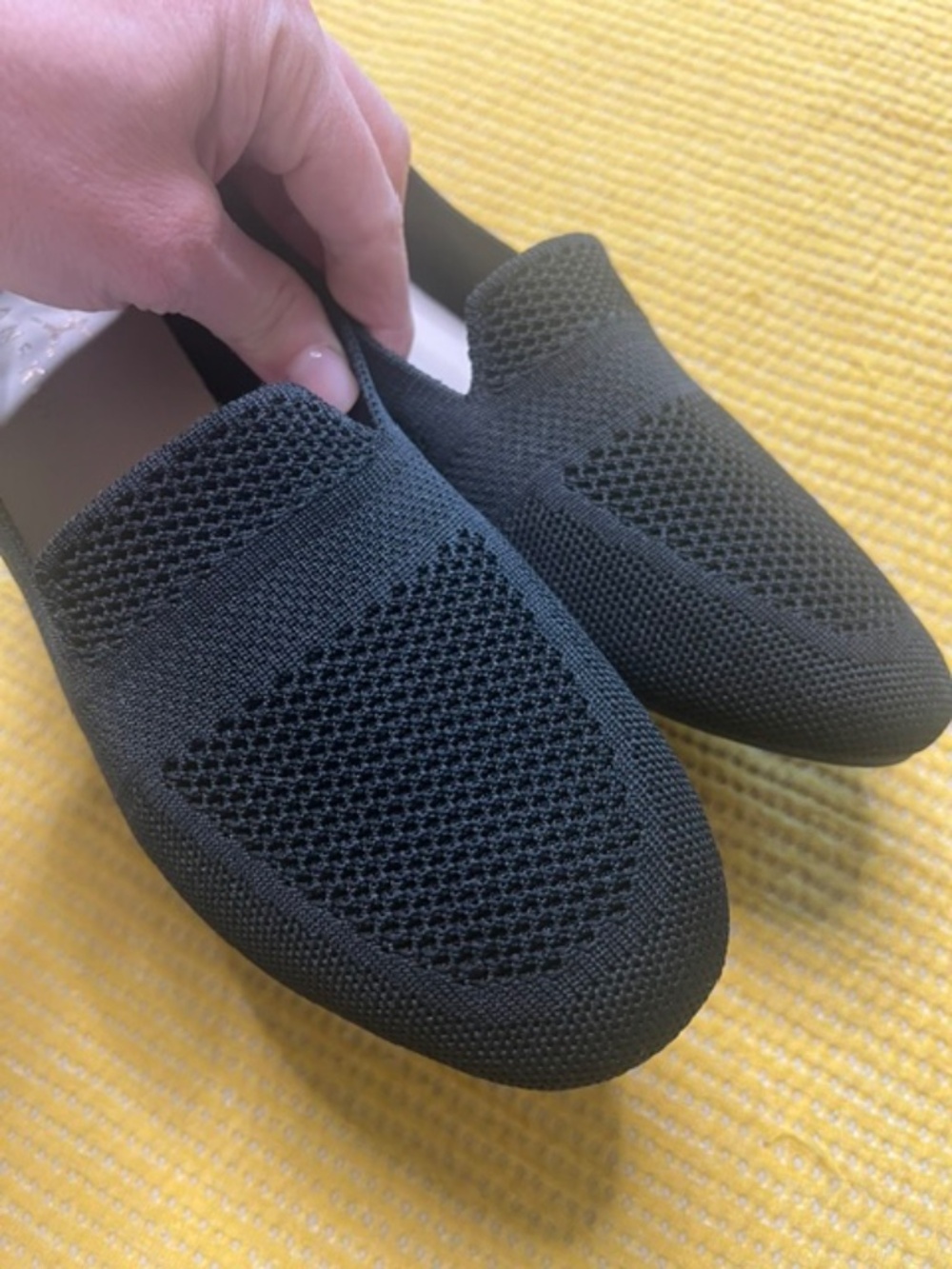 Danskin Black Slip-On Knit Loafers - Picture 7 of 10